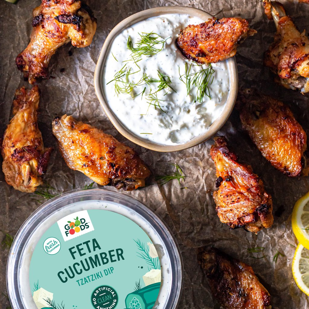Greek Grilled Chicken Wings